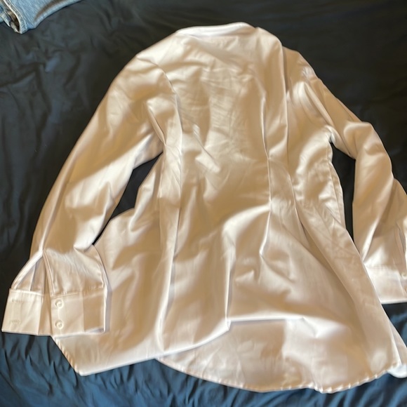 White corset button up dress - Picture 4 of 4